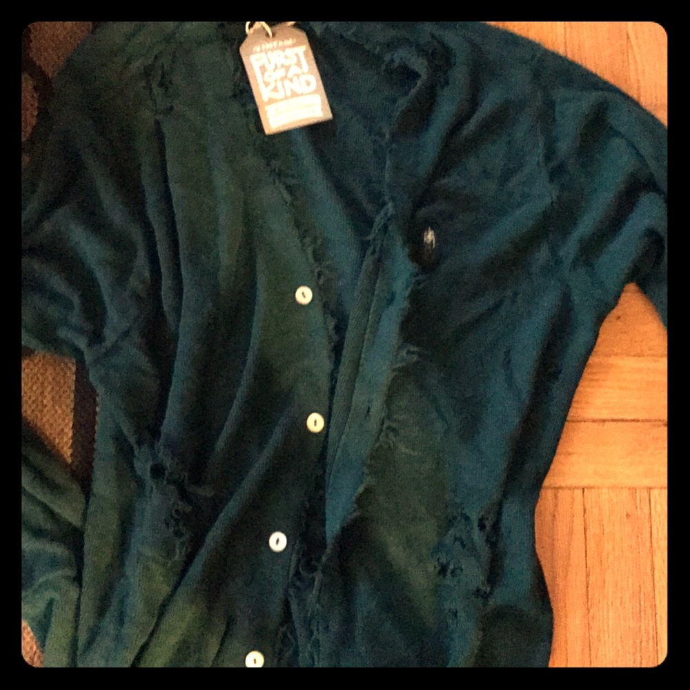 Green vintage sweater OS never worn